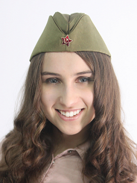 Пилотка со звездой 1 шт