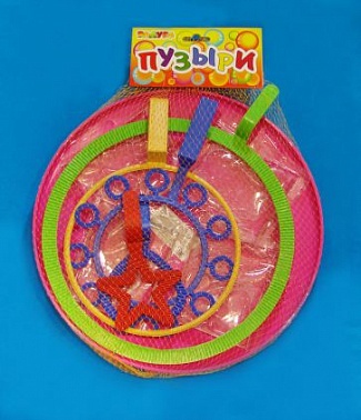 Мыльные пузыри Радуга Зоопарк с блестками 1 шт