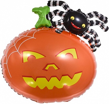 Шар Фольга Фигура, Тыква и паук (FL)