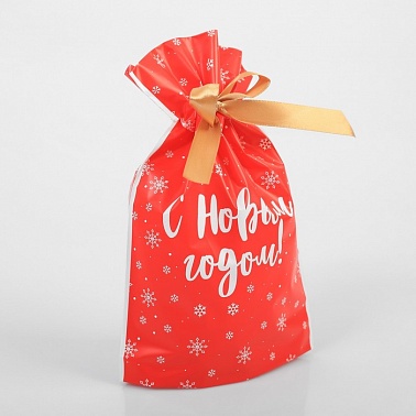 Мешочек подарочный СНГ 15*23см