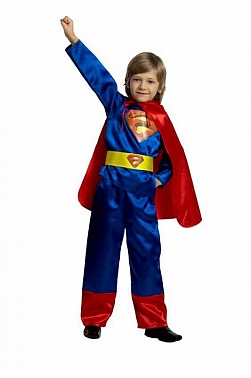 Костюм детский Супермен 122см 7-8лет