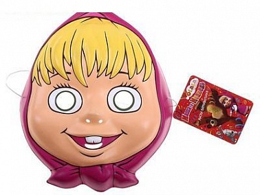 Маска Маша и Медведь Маша 1 шт