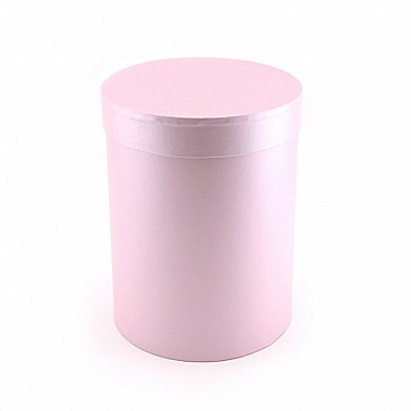Коробка Цилиндр Розовый 15*15*20см