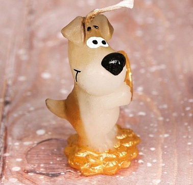 Свеча Богатства в Новом году 4,5см