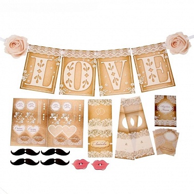 Набор для оформления свадьбы "Вместе Навсегда"