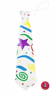 Галстук пластик Серпантин 1 шт