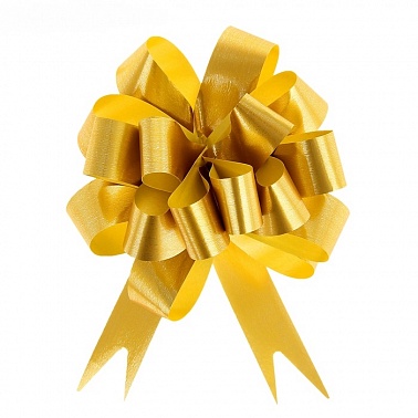 Бант-шар, золотой, №1