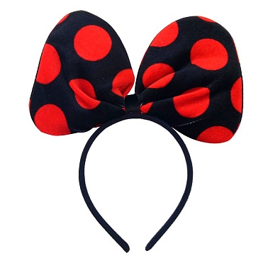 Ободок "Бантик" с пайетками