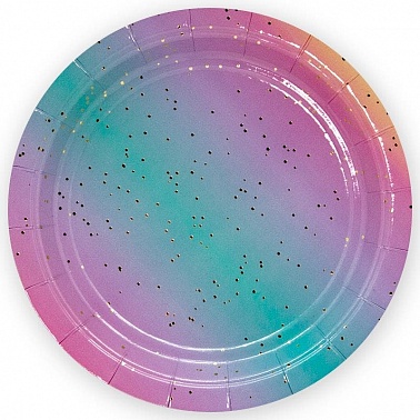 Тарелки 18 см Нежная Радуга Градиент 6 шт