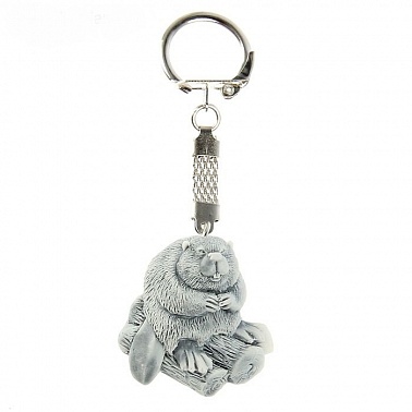 Брелок "Бобер" 3,6 см