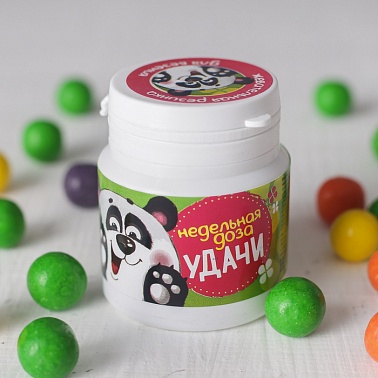 Жевательная резинка Недельная доза удачи 40 г