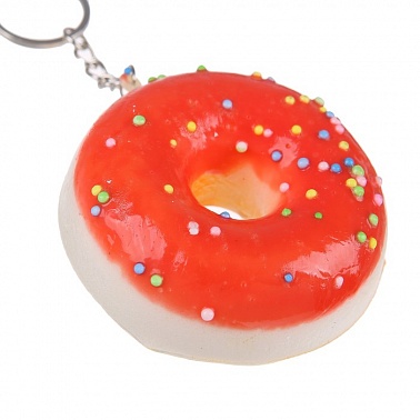 Мялка сквиши Пончик на брелке