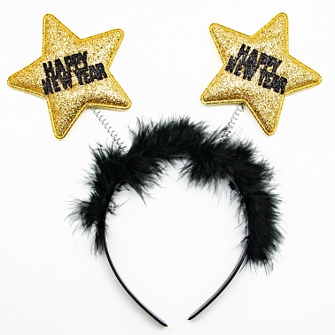 Ободок Звезды с НГ золото