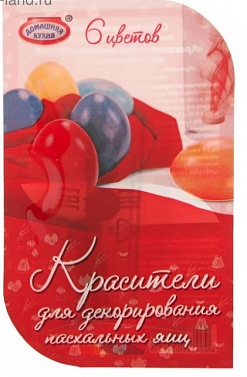 Красители пищевые в таблетках, микс 6 цветов   