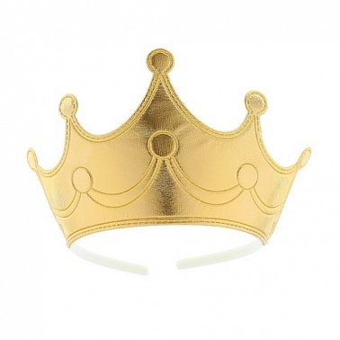 Корона на ободке Царевна золото