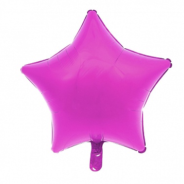 Шар фольга без рисунка Звезда 19" Металлик лаванда (AN)