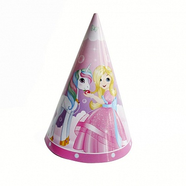 Колпак Принцесса Мия и единорог 6 шт
