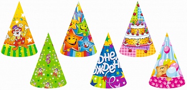 Колпак Ассорти 6шт.