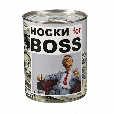 Носки в консервной банке For BOSS мужские