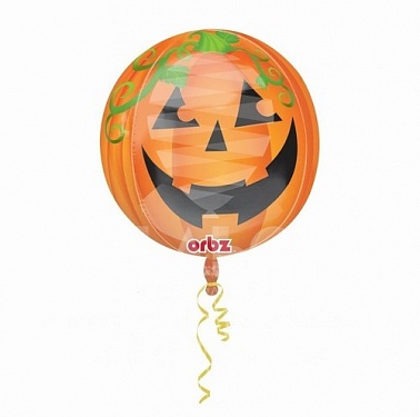 Шар фольга Сфера 16" Тыква (AN)