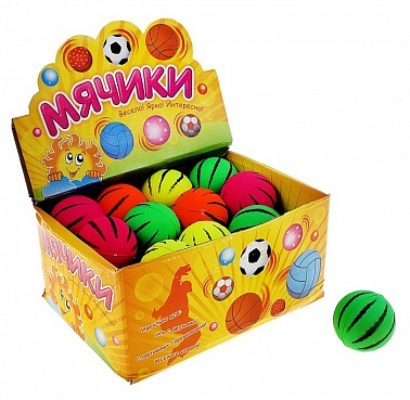 Мяч арбуз 6,3 см 1 шт