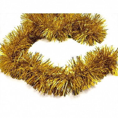 Мишура Люкс Золото 2м*11см