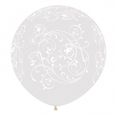 S 36" Филигрань, Прозрачный Кристал 1 шт