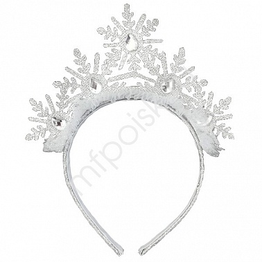 Ободок Снежинка+палочка