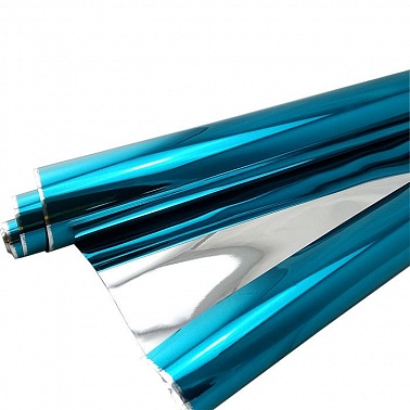 Пленка металл 0,7*7,1м Бирюзовая
