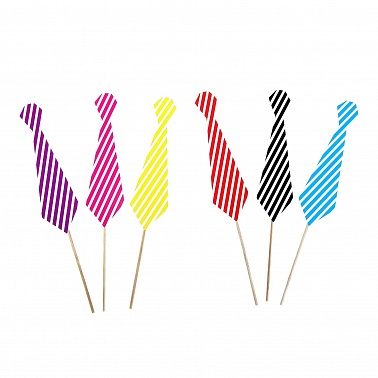 Набор для фотосессии Галстуки 6шт