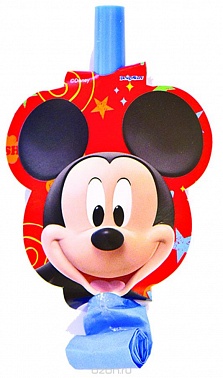 Язычок-Гудок Дисней с карточкой Микки Маус 8 шт