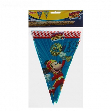 Гирлянда-вымпел Микки Маус Гонщик 2,3 м