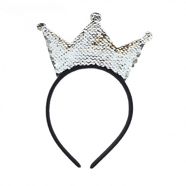 Карнавальный ободок "Корона" с паетками