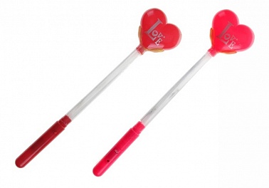 Палка свет С сердечком 1 шт