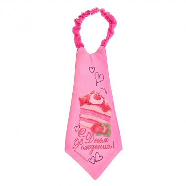 Галстук гигант детский С днем рождения 1 шт
