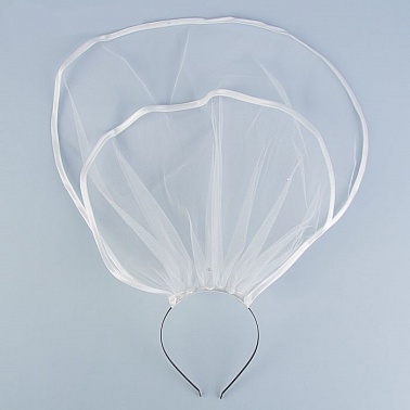 Фата двухъярусная на девичник в ассортименте