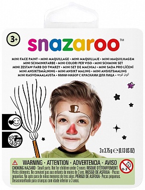 Аквагрим Мини Снеговик 3цв