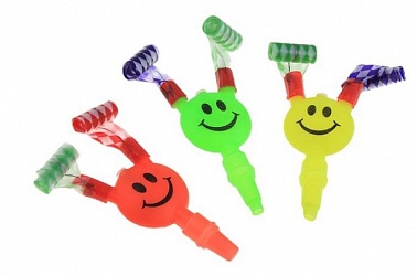 Язычок-гудок Смайл мини 1 шт