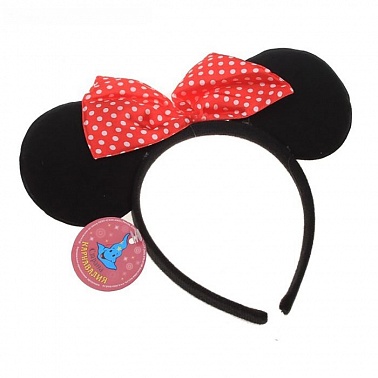 Ободок Мышка с бантом 1 шт