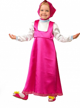 Костюм Маша (рубаха-сарафан, платок) р.26