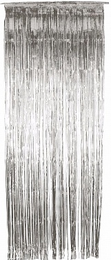 Занавес дождик Серебро 1*2 м