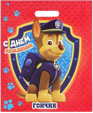 Пакет полиэтиленовый Щенячий патруль 34*40 см