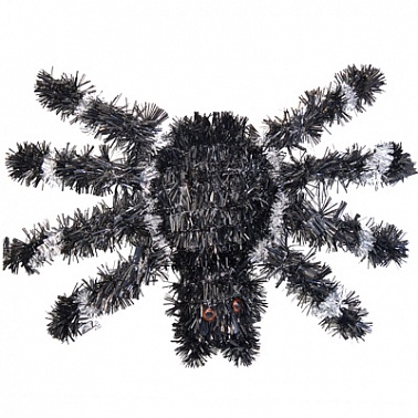 Паук подвесной мишура 35см