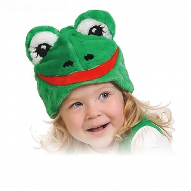 Маска Лягушка плюш