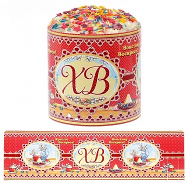 Ободок для пасхального кулича "Христос Воскресе! Пасхальный стол"