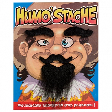 Набор Мушкетер (борода, усы, брови) черный