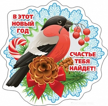 Магнит виниловый В этот Новый Год...