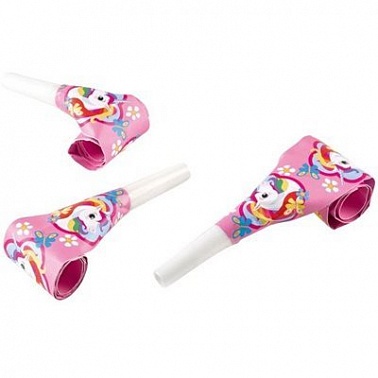 Язык- гудок Единорог  8 шт