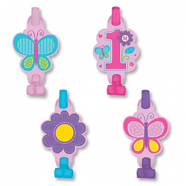 Язык-гудок 1-й ДР Девочка 8 шт