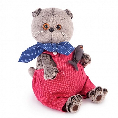 Мягкая игрушка "Басик в красном комбинезоне" 22см Ks22-066